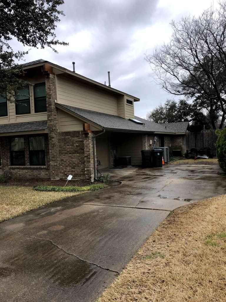 Home with new roof.