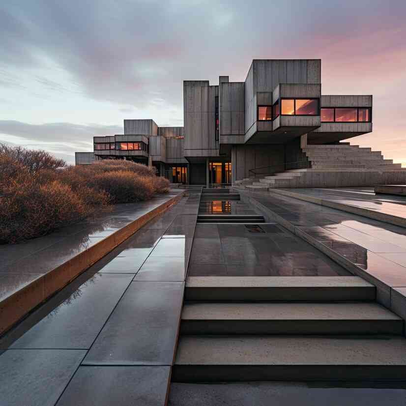 Modern building.