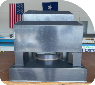 Custom metal roofing parts.