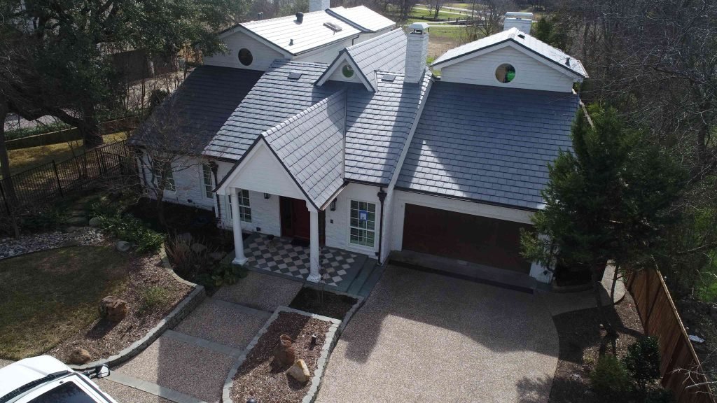 Architectural shingle roof.